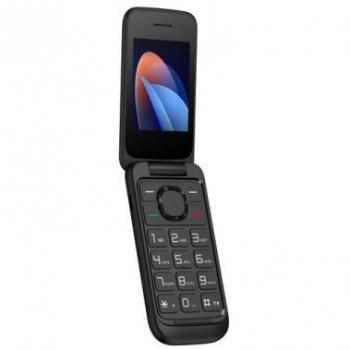 Teléfono Móvil TCL Onetouch 5023 Dual Sim Negro, Pantalla 2.4, Teclas Grandes, Cámara, Bluetooth, Linterna, Cargador USB-C