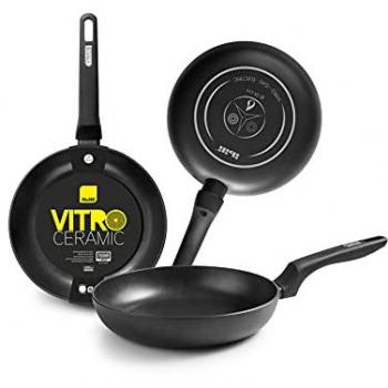 Sartén Vitroceramic 24 Cm Ibili, Aluminio, Antiadherente, Especial para Vitrocerámica