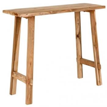 Consola Girona EPIKASA, Madera Marrón, 90x30x80 cm
