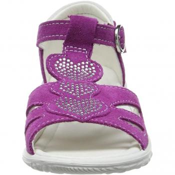 RicostaPippa - Sandalias de Punta Descubierta Niñas, Color Rosa, Talla 35