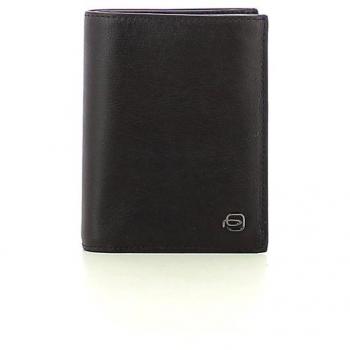 Piquadro Vertical Wallet with RFID Protection, Brown Male, Size: ONE SIZE