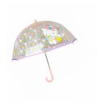Paraguas Manual Infantil Transparente Hello Kitty 48 cm - CYP BRANDS