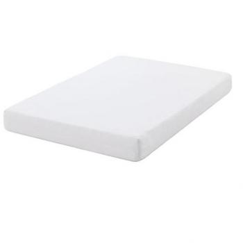 Funda de Colchón Bielástica Rizo Aitana 105 cm Blanca y Protector de Colchón Poliuretano Altea King 160 x 190 cm Blanco