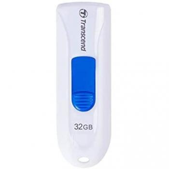 Transcend JetFlash 790 32GB USB Tipo A 3.2 Gen 1 Retráctil Blanco Lápiz de Memoria Flash