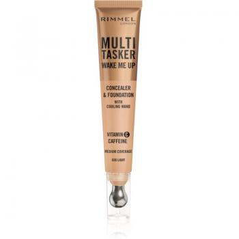 Rimmel Multi-Tasker Wake Me Up Foundation and Concealer with Brightening Effect Shade 30 Light 20 ml