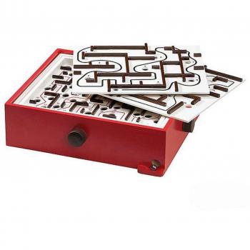 BRIO® Labyrinth Game with Practice Boards, Red - Classic Skill Building Toy for Ages 6 and Up