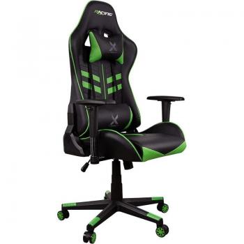 Silla Gaming Racing Bergner X Negra/Verde