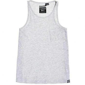 Superdry Camiseta Essential Tank Gris Mujer XL Gris