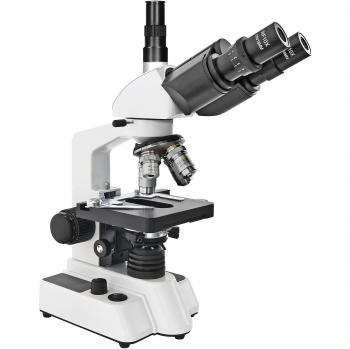 Bresser 5723100 Researcher Trino 40-1000x Microscopio, Negro/ Blanco