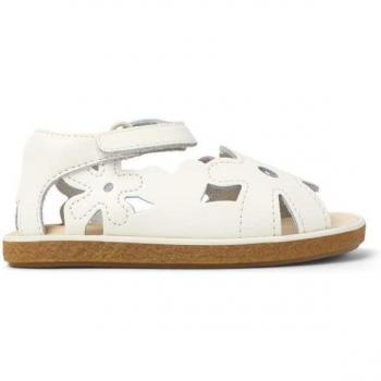 CAMPER Twins - Sandals for First Walkers - White, Size 26, Smooth Leather