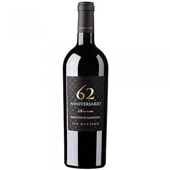 Vino Primitivo di Manduria Riserva DOP 62° Anniversario San Marzano 2018