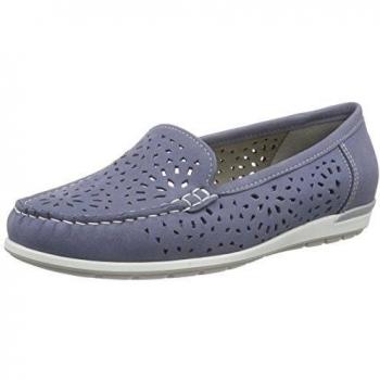 Ara Monterey - Mocasines Mujer, Azul - Blau