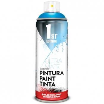 Pintura en spray 1ª Edición 300 ml Mate Azul Mediterráneo Ref 654