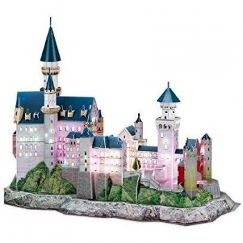 Cubic Fun 3D Puzzle Neuschwanstein Castle with LED Lighting - 128 Pieces