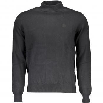North Sails Black Cotton Turtleneck Shirt - XL