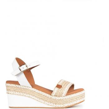 Sandalias de cuña de mujer Popa Arambol Salem Blanco
