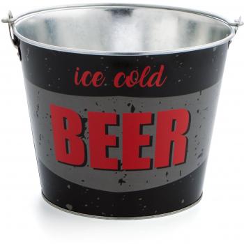 Quid Mi bar Ice Cold Cubo Cerveza de 6 l, Negro