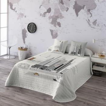 Colcha Bouti Estampada Haciendo el Indio - 100% Algodón Suave - Extra Gruesa 70g - Cama 90-150 cm - Fabricada en España