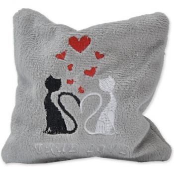 Cojín True Love Mini de Aumüller con silver vine y espelta para gatos - 2 unidades