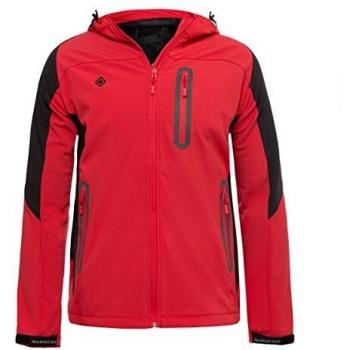 Izas Veral Chaqueta Softshell, Hombre, Rojo/Negro, XXL