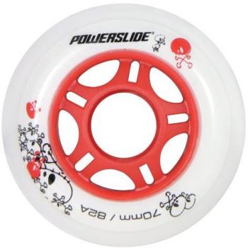 Powerslide - Rueda infantil para patines de fitness blanco smokey Talla:64mm/80A