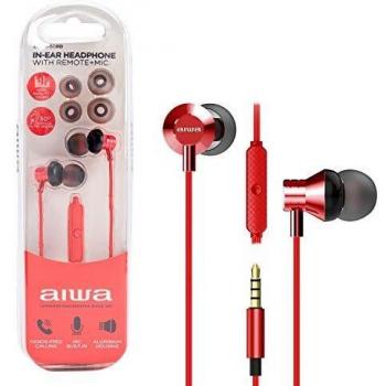 Aiwa Auriculares In-Ear ESTM-50RD Color Rojo