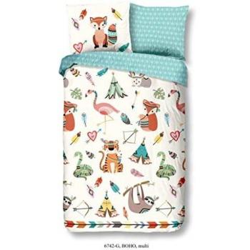 Dekbedovertrek kids Good Morning nr.6742 multi Maat: 140x220cm