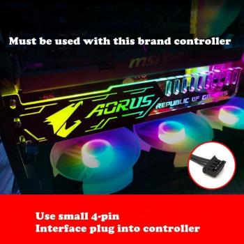 Soporte de lámpara RGB Symphony para GPU, accesorio decorativo contra la contaminación lumínica
