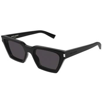 Gafas de Sol Saint Laurent Calista SL 633 001 Negros, Cat Eye, Talla M, 57 MM
