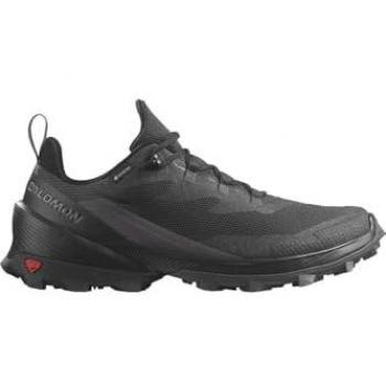 Zapatillas de montaña Salomon Cross Over 2 GORE-TEX, color negro, talla 41 1/3, características: impermeables, transpirables, suela con buen agarre para trekking