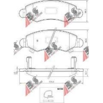 ABS All Brake Systems 37470 Brake Pad Set, disc brake