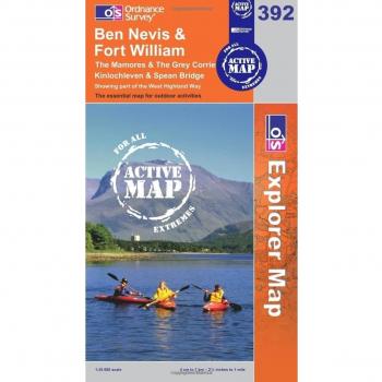 Ben Nevis and Fort William, The Mamores and the Grey Corries, Kinlochleven and Spean Bridge: No. 392