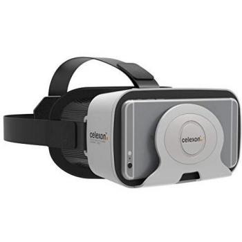 celexon Virtual-Reality 3D Gafas de RV con Auricular Economy VRG-1 - Adecuado para Todos los Smartphones de 4,7- 6 - 240g - Ideal también para los usuarios de Gafas
