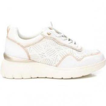 Carmela - Zapatillas deportivas de piel para mujer (blanco)