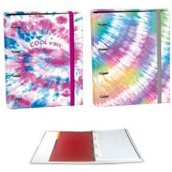 CARPETA RINGBOOK A4 SENFORT TIE DYE SURTIDO 18404220