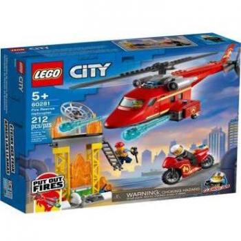 LEGO City Fire Helicopter Rescue 60281 Building Kit