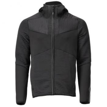Sudadera de Forro Polar Personalizada con Cremallera, Capucha, Negra, 4XL - Mascot