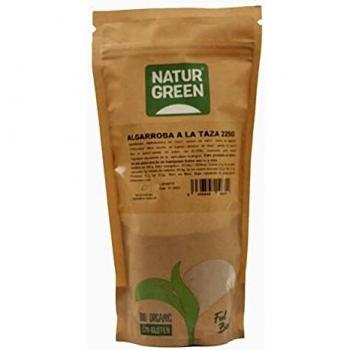 NaturGreen - Harina de Algarroba, Algarroba en Polvo Ecológica, Sustitutivo del Cacao, Alimento Natural, 100% Vegano - 225 g