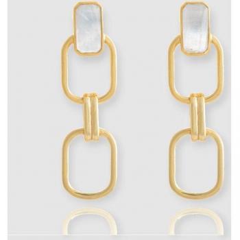 Pendientes Mermaid Malta Blanco