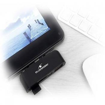 Bluestork - Lector de Tarjetas Lector de Tarjeta SD+USB para Tablet Android con m