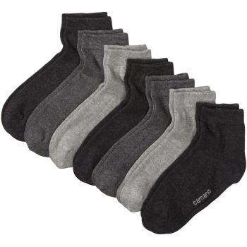 Camano 3023 Ca-Soft Quarter 7 Paar Calcetines, Gris