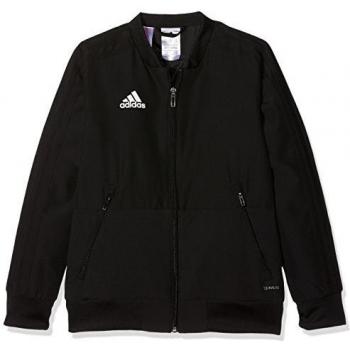 adidas CON18 PRE Chaqueta, Unisex Niños, Negro/Blanco, 7-8 Years