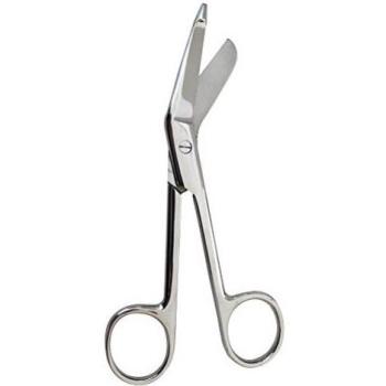 ROSENICE Tijeras de vendaje Tijeras de enfermería de acero inoxidable tijeras de 14 cm médicos para el hogar
