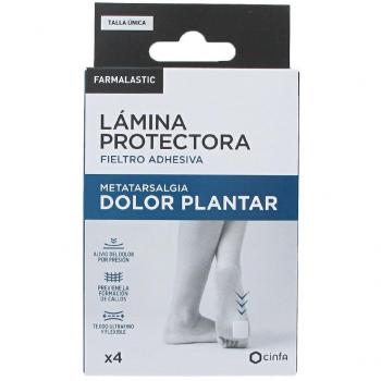 Farmalastic Lámina Protectora Fieltro Adhesiva 4uds
