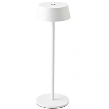 Lámpara de Mesa Portátil LED K4 Blanca 2W 3000K 180lm IP54 con Cable USB Incluido y Garantía de 3 Años