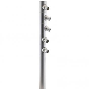 Barra Lineal Vitralux Cree 5x1W Silver Blanco Frío