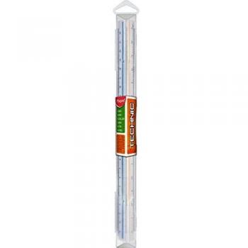 Escalímetro Maped triangular 30 cm. Escalas de reducción
