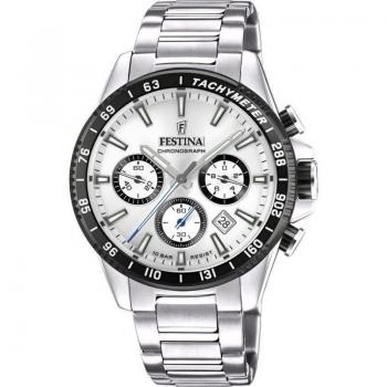 Festina Men's Chronograph Silver Dial Watch