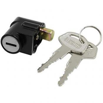sourcing map Cerradura de Arranque Acero Inoxidable con 2 Llaves para Moto GN125