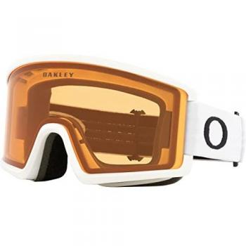 Oakley Target Line L Matte White Ski Goggles with Persimmon Lens